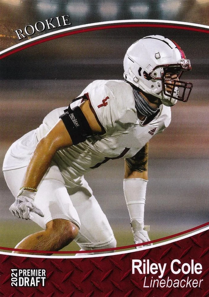 2021 SAGE Premier Draft Football Trading Cards(Red) - Image 2 of 4