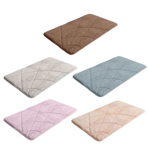 Bath Mat Soft Polyester Shower Mat Bathtube Mat For Home Kitchen, Hotel