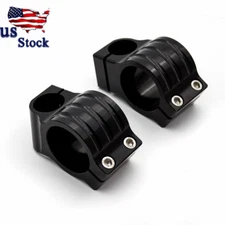 CNC Motorcycle 31MM Black Replacement Clip on Handlebar Handle Bars Clamps Mount