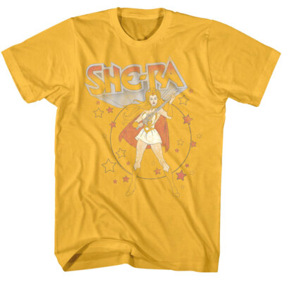 She-Ra Vintage Star Burst Men's T Shirt Princess of Power Masters
