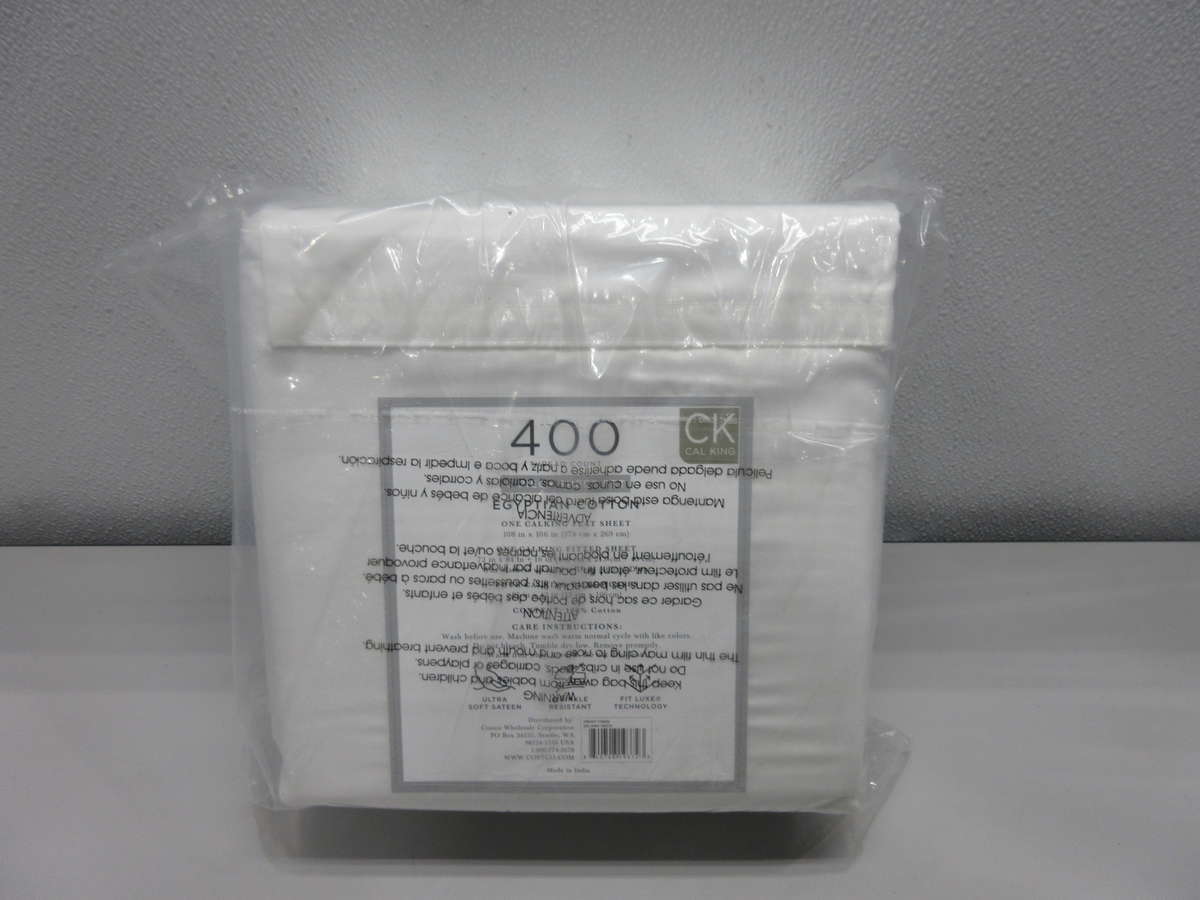 Hotel Signature Sateen Cal King 6 Piece Sheet Set in White eBay