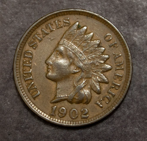 1902 Indian Cent Choice XF    Coin Penny Lot  F 417