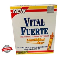 Vital Fuerte LiquikShot Multivitamin & Mineral VITAMINAS Y MINERALES 10 X 10 mL