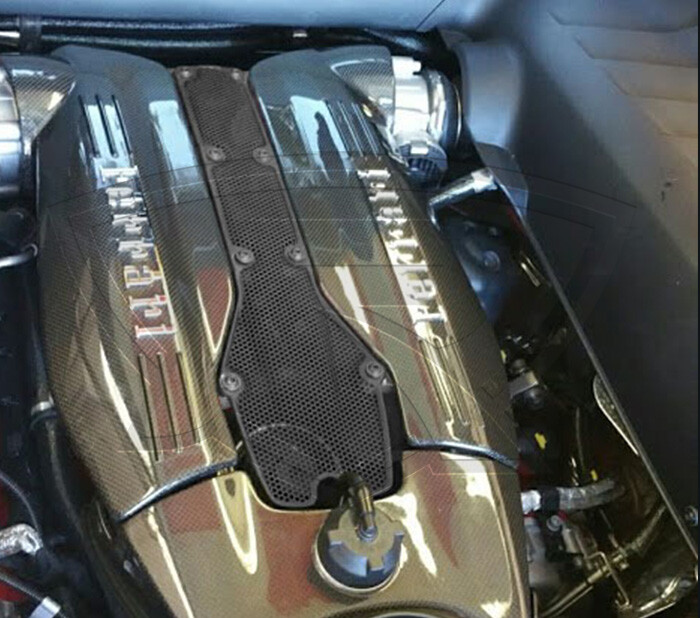 Ferrari 488 GTB Spider Carbon Fiber Manifolds Covers (Sold with two PN 266777)