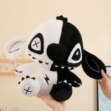 Dark Ghost Pin Plush Black White Elf Stuffed ...
