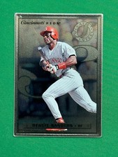 1996 Leaf Preferred Baseball #73 of 77 Reggie Sanders Steel