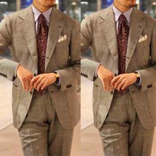 Unique Business Mens Suits Single Breasted Two-Pieces Jacket Pants Designer