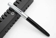 138mm Wing Sung 601 Steel Cap Vacumatic Fountain Pen F Nib 0.5mm Ink Pen