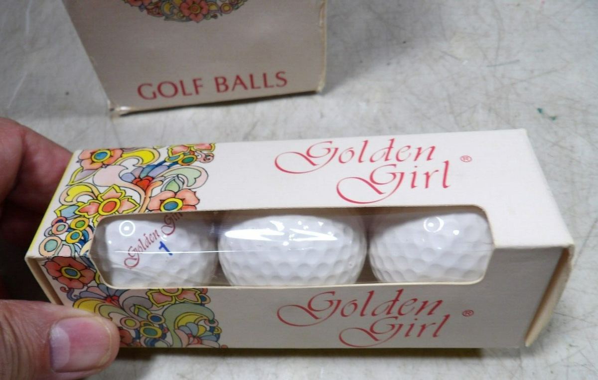 ラーメンズ/Rahmens presents『GOLDEN BALLS LIV… Vintage Golden Girl Golf Balls 1 Dozen 12 NOS 4 Sleeves Ram Surlyn