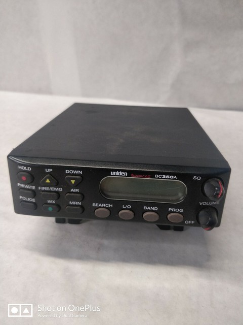 Uniden Bearcat BC350A Scan Receiver Only Mobile Police Fire Emergency