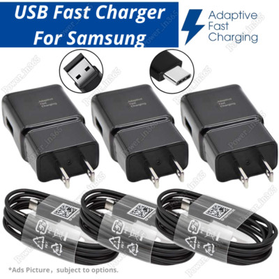 Adaptive USB Power Adapter Fast Charger Cord For Android Samsung S23 22 21 20 10
