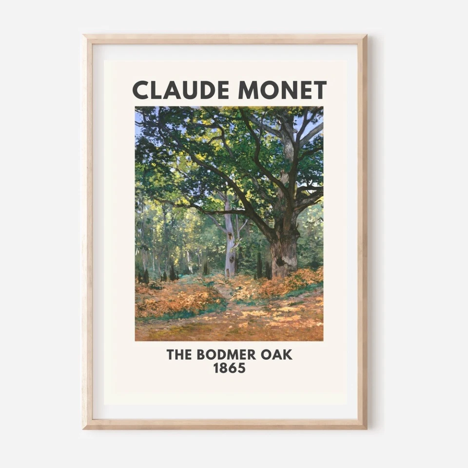 Juego de 3 carteles estampados de arte de pared de Claude Monet dormitorio A4 Foto 2 de 4