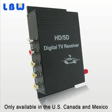 Car Mobile Display ATSC Digital Terrestrial Receiver With 4 Video HD/SD TV Tuner