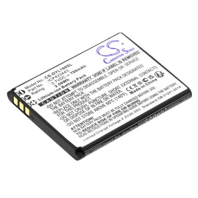 Ersatzakku CS-OYL100SL Olympia Luna Style Plus ICP423443 3,7 Volt 700mAh Li-Ion