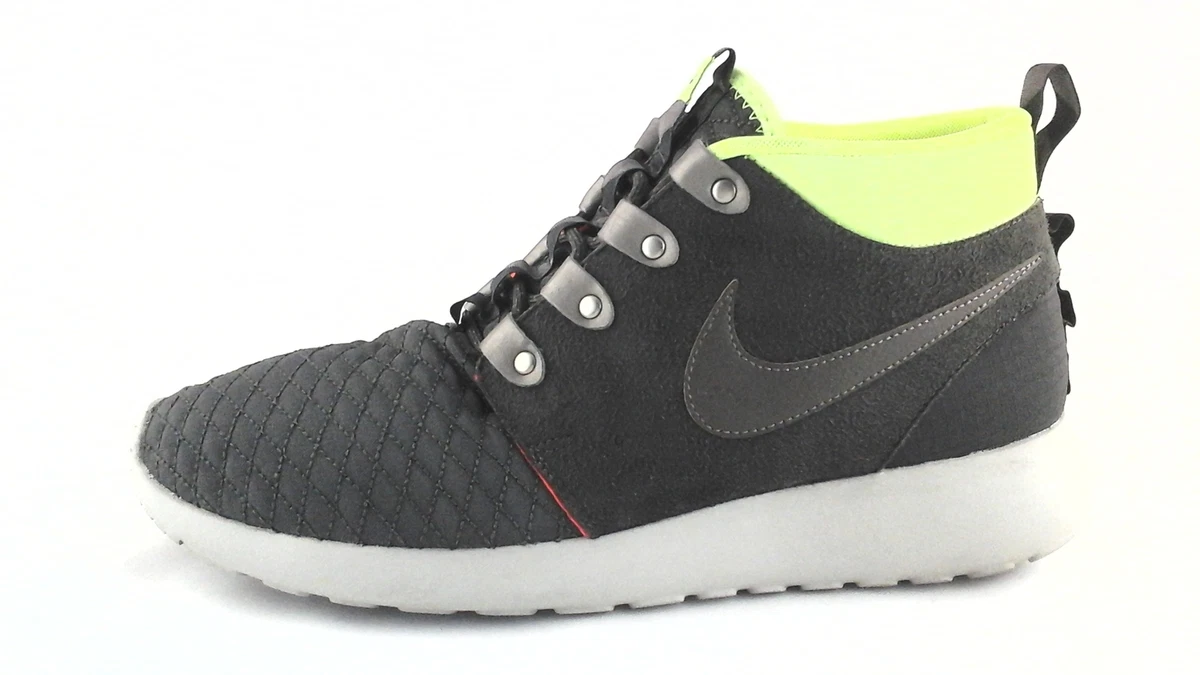 Nike Shoes 615601-007 Men&#039;s Roshe One Sneaker boot Quilt Smoke 9.5 EU 43 |