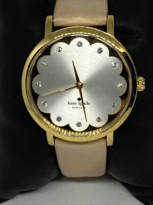 Kate Spade New York Metro 0586 Women\'s Beige Leather Strap Analog Watch JNA115 Kate Spade New York Metro 0586 Women main image 4