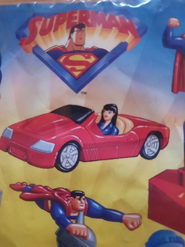 Burger King Kids' Club Toy - Superman 1997 - Lois Lane In Car - Sealed (596) - Picture 5 of 5