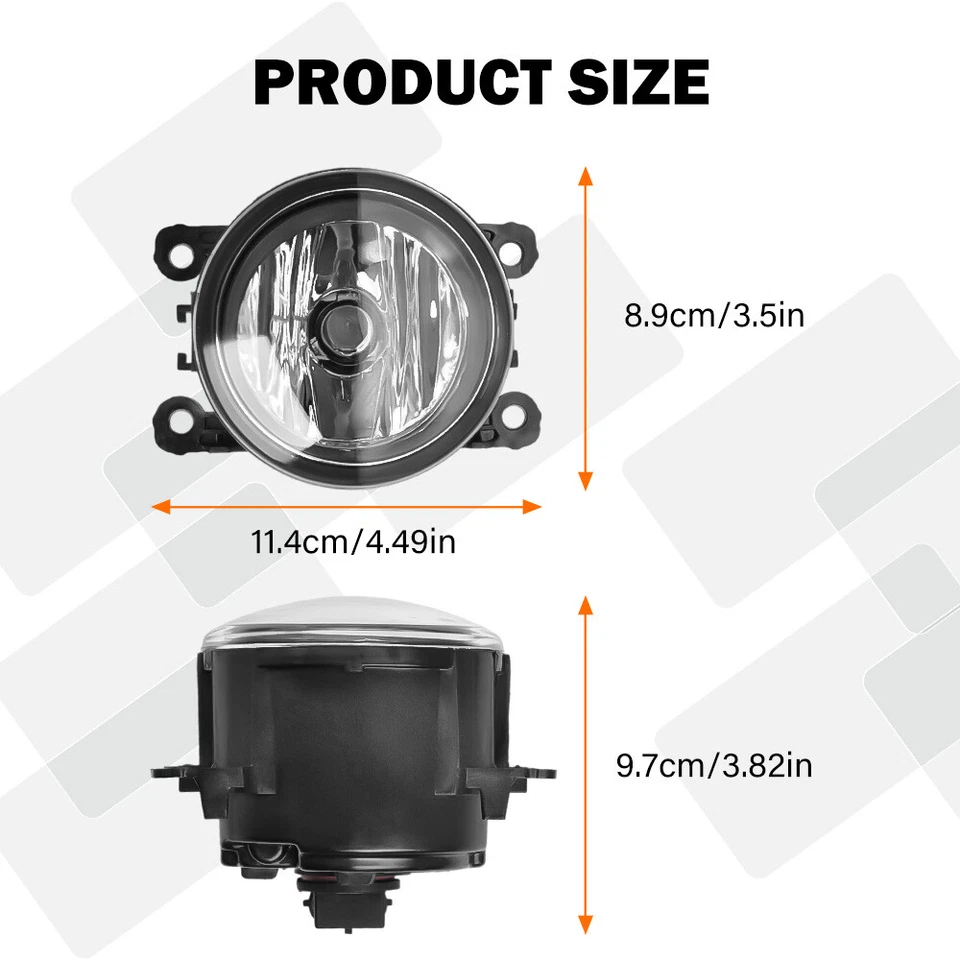 ✅Luces antiniebla para Subaru XV Crosstrek 2014-2020 con bombillas Halegon lámpara de parachoques delantero Foto 3 de 4