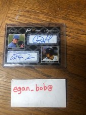 2006 Just Minors Dual Signatures numbered to ONLY 2 Cole Hamels Eric Duncan  2/2