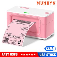MUNBYN Shipping Label Printer 4x6 USB Thermal Printer for Package Small Business