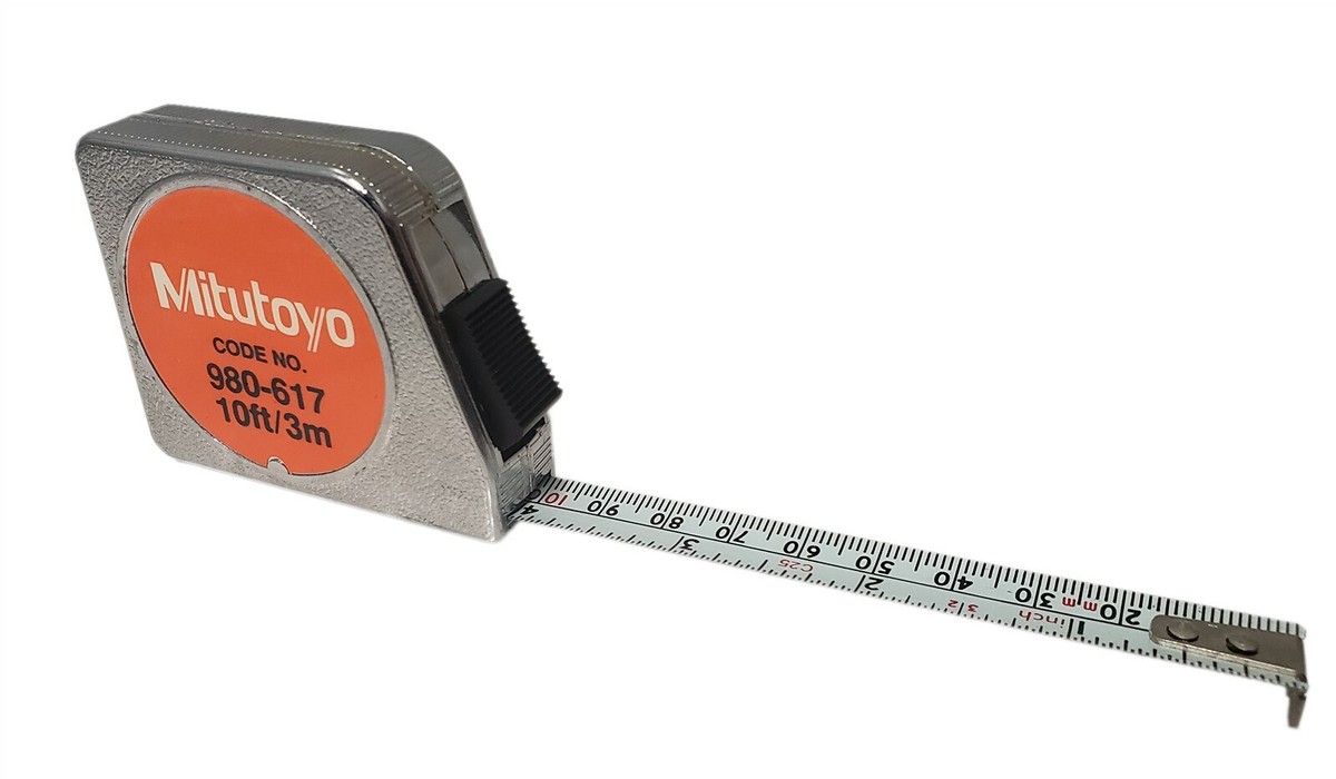 mitto.t310　合計3台分 Mitutoyo 10 Foot Ft. / 3m Tape Measure (in/mm) w/ Snap Lock & Belt