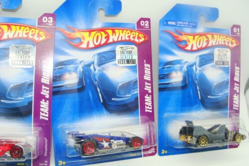 Hot Wheels 2008 Mainline - Set of 4 Team: Jet Rides - Jet3-Firestorm-Shadow-jet4 - Picture 3 of 6