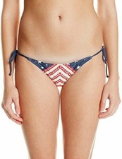 Rip Curl Womens Juniors Starstruck Tie Side Bikini Bottom-Navy, Small
