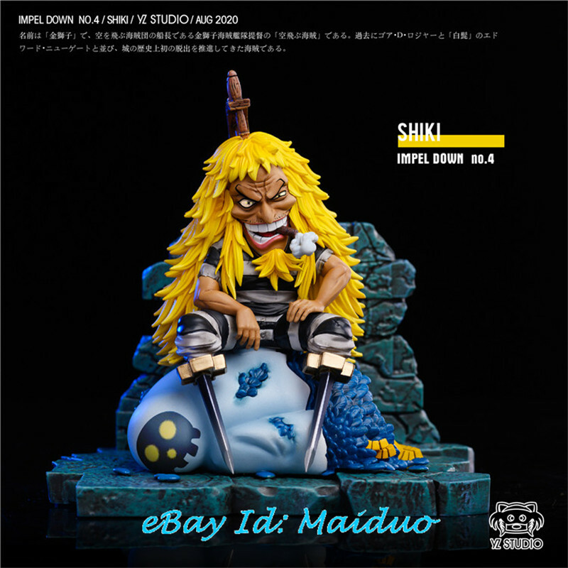 Yz Studio Impel Down Shiki Statue Resin One Piece Model Ebay