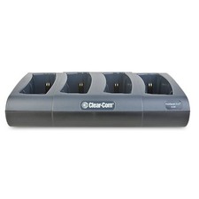 Clear-Com AC80 4-Way Drop-In Beltpack and Battery Charger with 12VDC AC Adapter