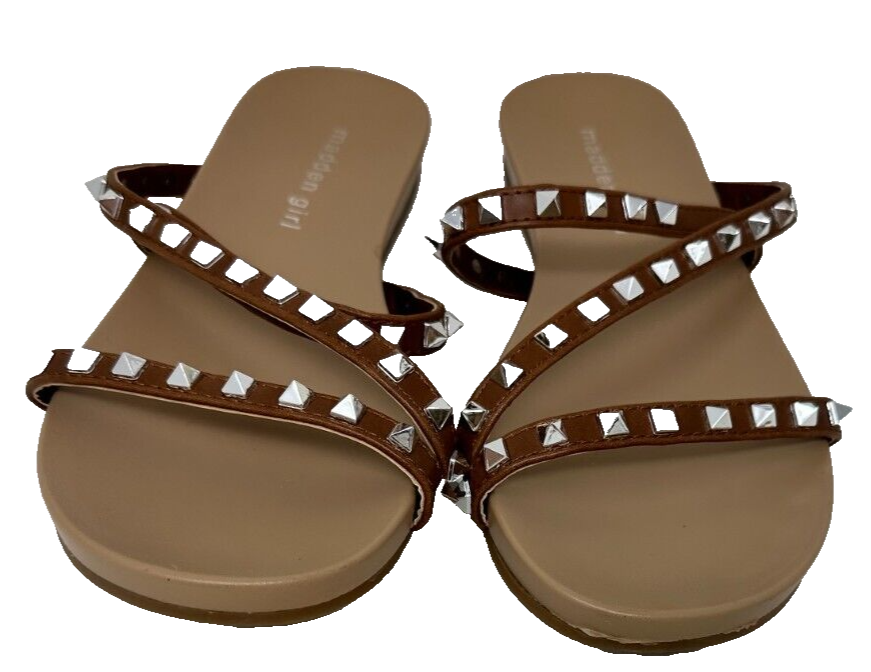 Madden Girl Women's Candy Slip On Sandals Brown Size6 195Q eBay
