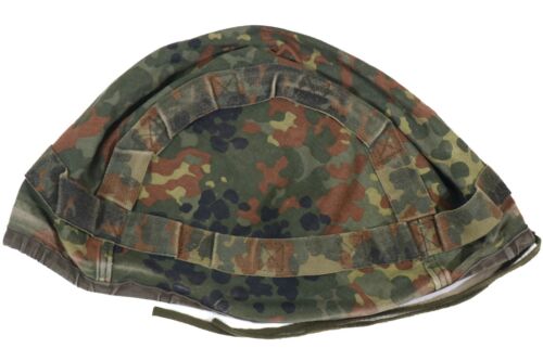 Groß (58-60) - gebraucht Bundeswehr Flecktarn Helmabdeckung Schnee wendbar - Bild 2 von 8