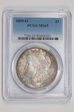 1899-O MORGAN DOLLAR PCGS MS65