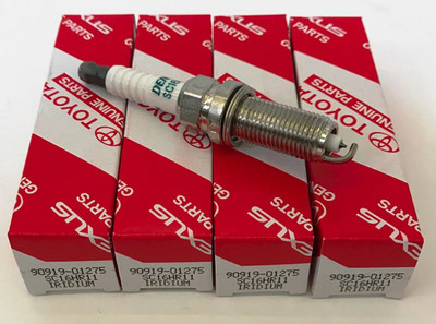 4x OEM 90919-01275 Iridium Spark Plugs SC16HR11 for Corolla Prius Scion Toyt
