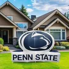 Penn State White Out 7x10 Inflatable Banner Flag – Game Day Tailgate Party!