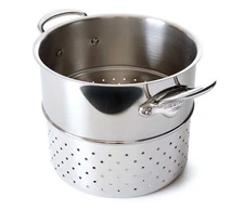 Mauviel M'Cook 9.5 Inch Steel Pasta Insert