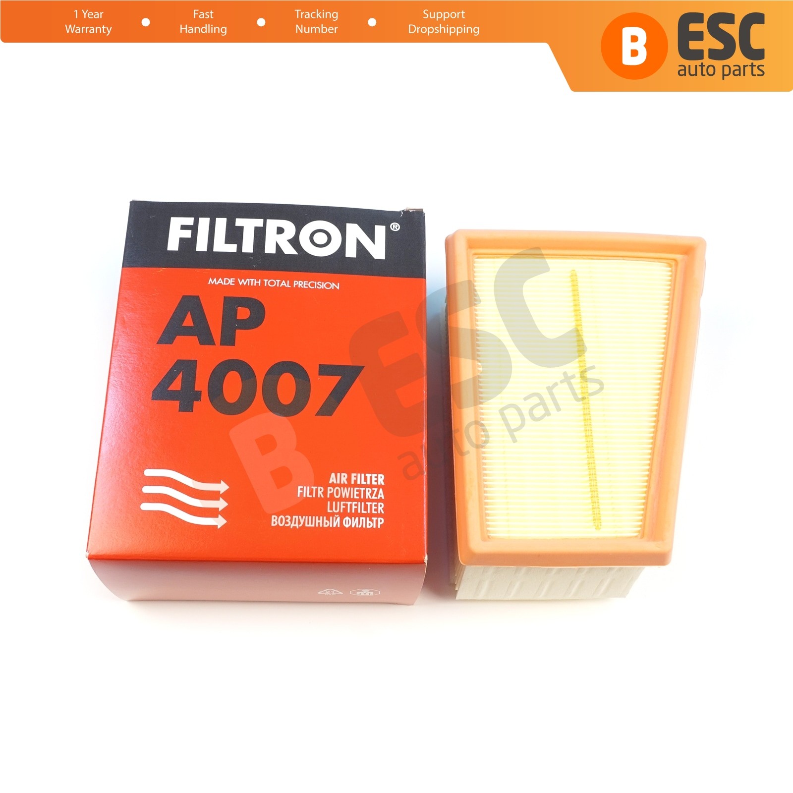 Air Filter FILTRON AP 4007 for Nissan Almera 3 Kubistar X76 Terrano With K4M F4R
