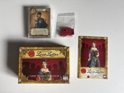 Love Letter: Court the Royal Princess of Tempest Card Game - 100% Complete