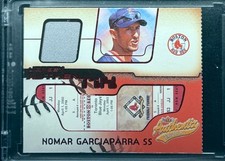 2002 Fleer Authentix Nomar Garciaparra Game-Worn Jersey Relic #JA-NG Ripped Base