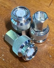 4 Pieces RF Coax Adapter FME Male to TNC Male Adapter Connector NOS