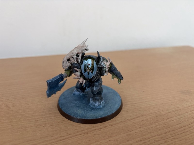 Megaboss Iron Jawz Orruk Warclans Miniature Warhammer Age of Sigmar Well Painted
