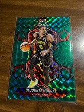 2023-24 Panini Mosaic Green Mosaic Prizm #134 Dejounte Murray Atlanta Hawks