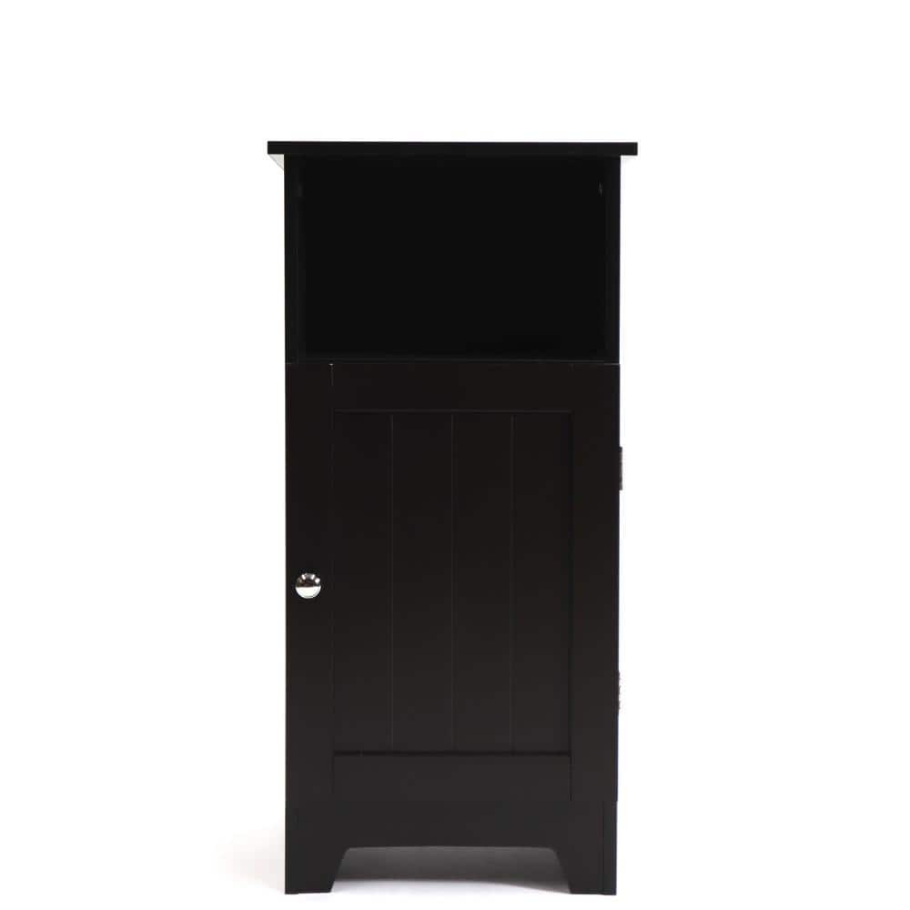 Contemporary Country 11.75x11.75x27.63 Inch Freestanding Single Door Cabinet