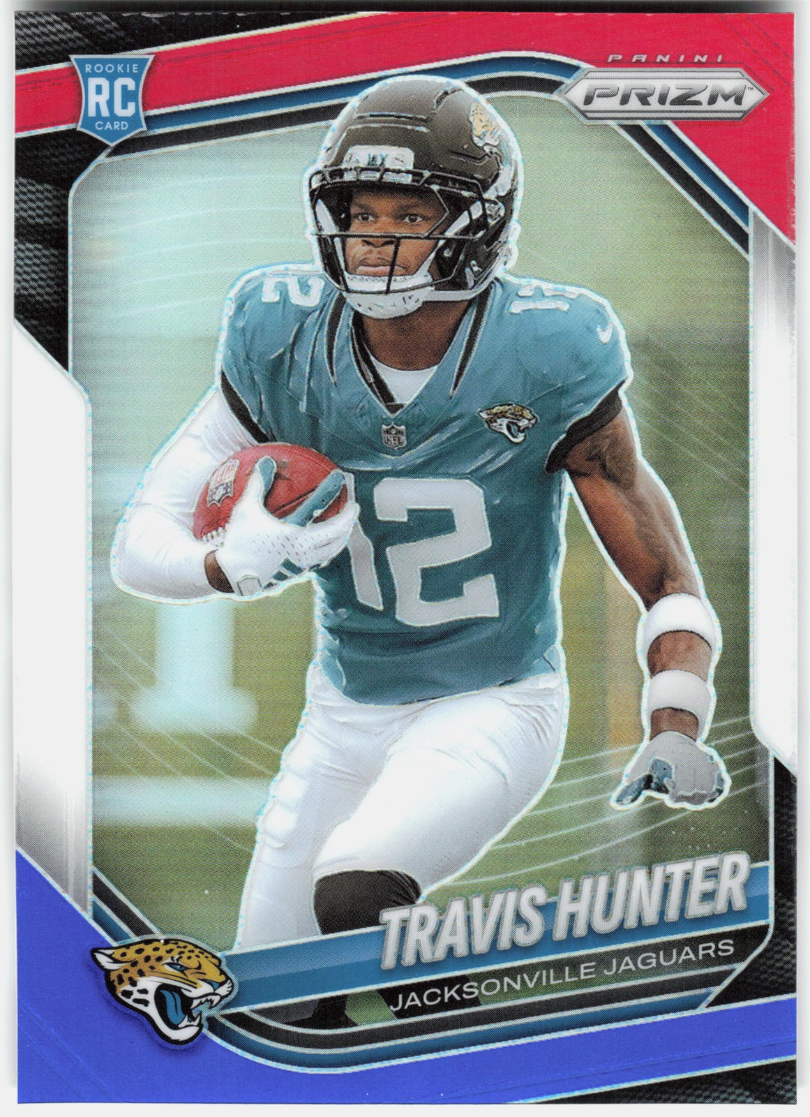 2025 Panini Prizm #301 Travis Hunter Red White and Blue