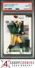 2004 UPPER DECK FINITE HG #36 BRETT FAVRE PACKERS HOF PSA 10