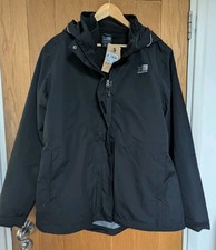 Karrimor Womens 3in1 Jacket Coat Top Ladies Hooded Fleece Mesh Lining Warm Sport