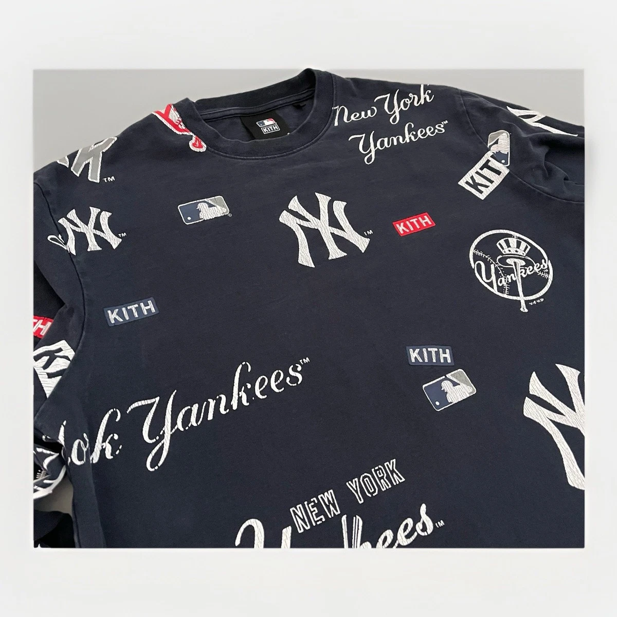 【KITH 】キストリーツ センターロゴ Tシャツ L ネイビー KITH Blue T-Shirts for Men for sale | eBay