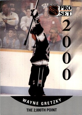 1990-91 PRO SET 2000 PTS WAYNE GRETZKY LOS ANGELES KINGS #703