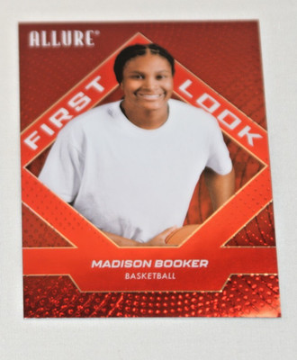 MADISON BOOKER 2025 UPPER DECK ALURE MULTI SPORT RED RAINBOW #148 TEXAS LONGHORN