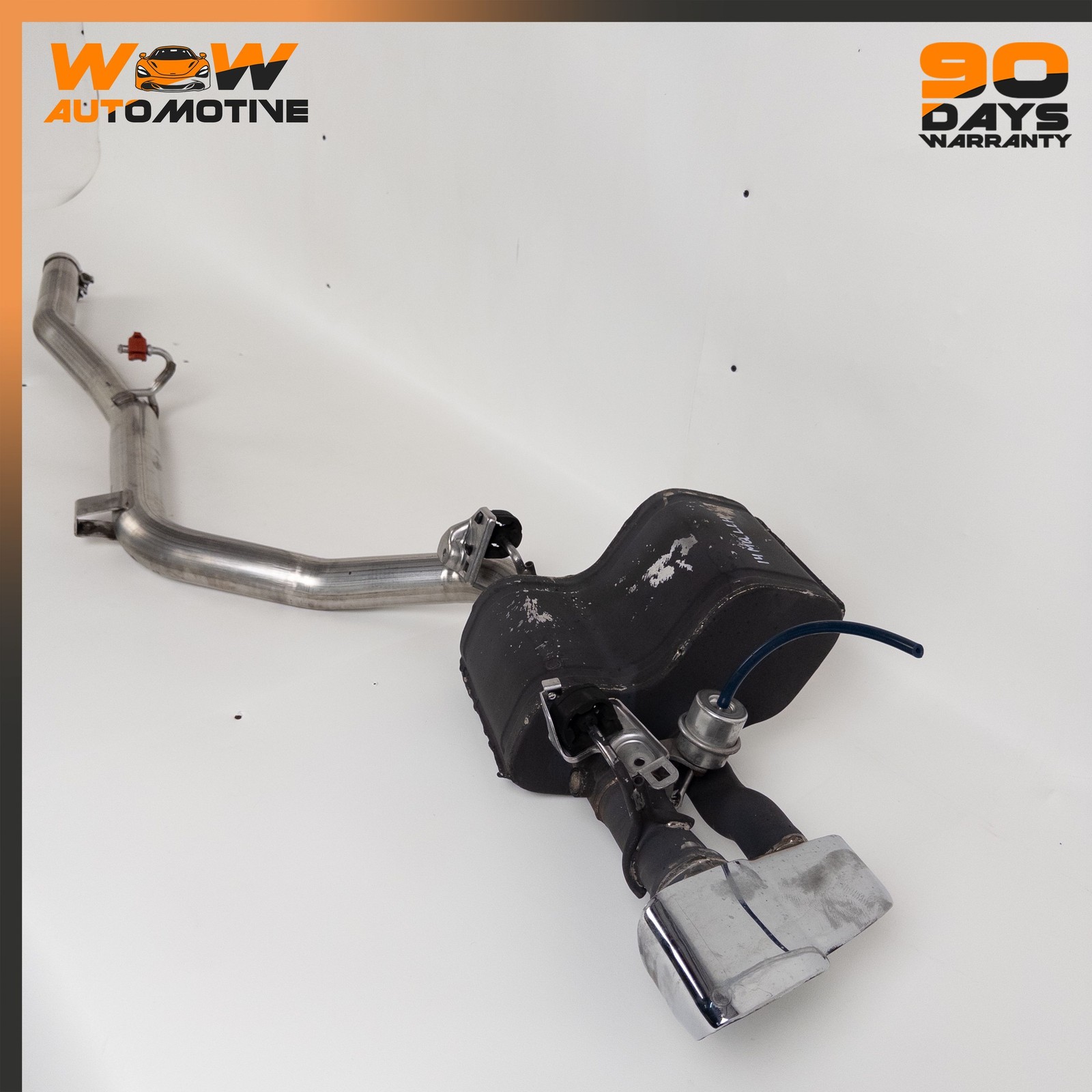 13-19 MASERATI QUATTROPORTE GTS 3.8L V8 LEFT DRIVER SIDE EXHAUST MUFFLER OEM