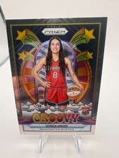 2025 Georgia Amoore Groovy Insert WNBA 2025 Panini Prizm Card Mystics